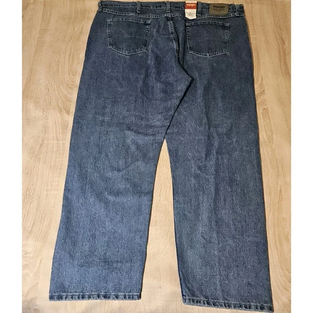 NEW Men’s Wrangler Authentics Jeans Size 46 X 30 Blue 100% Cotton Denim NWT